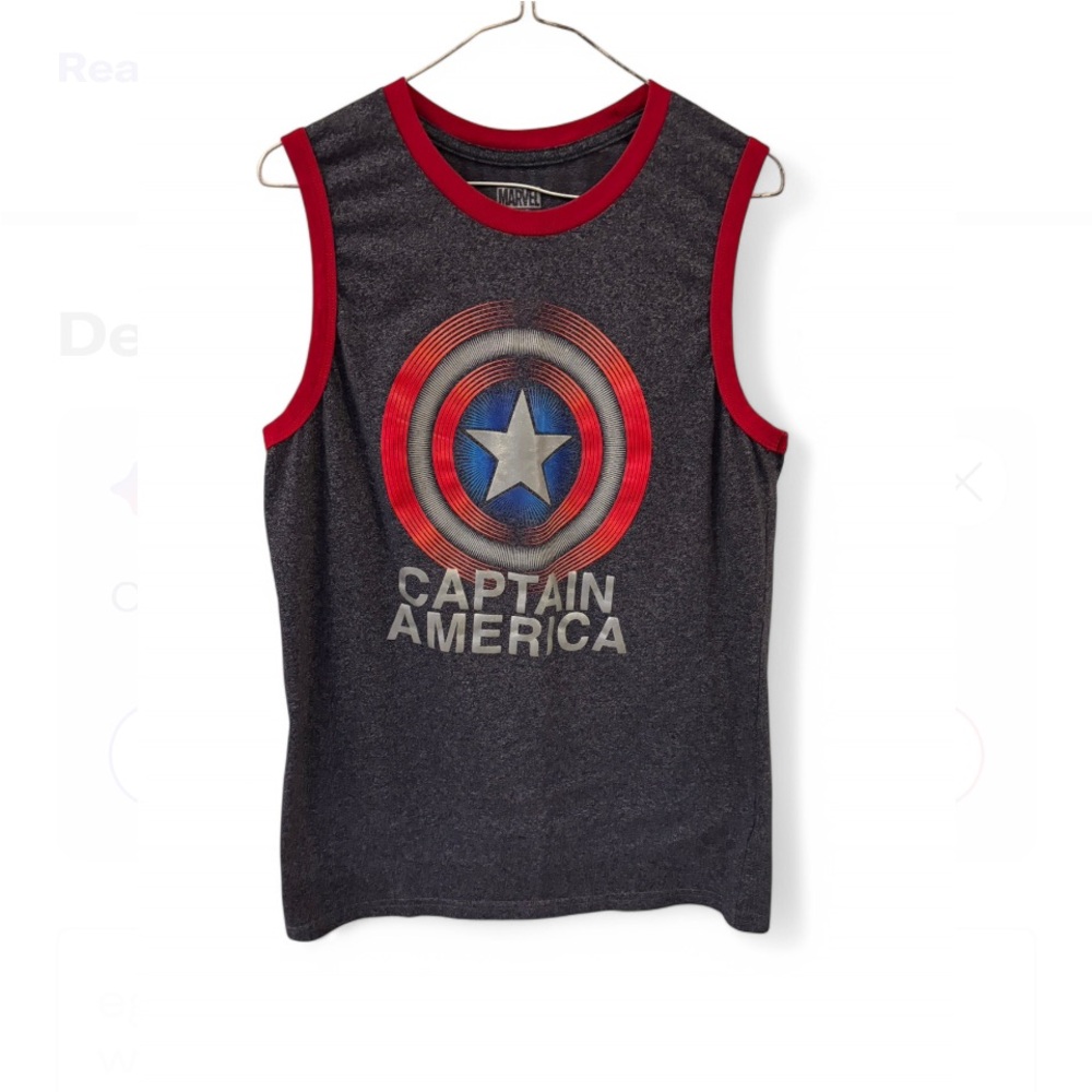 Marvel Captain America Sleeveless Shirt